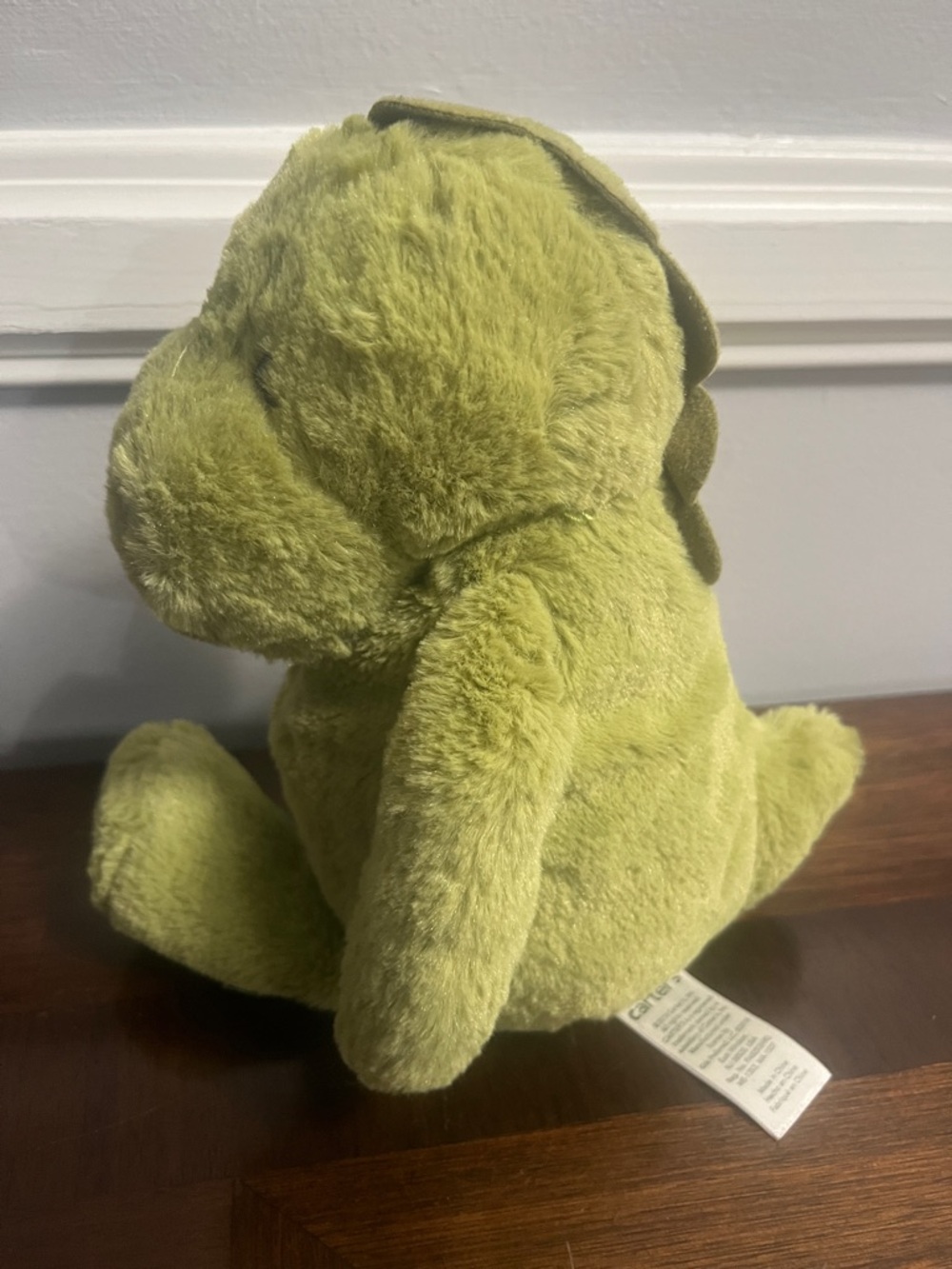 Carter's Olive Green Plush Dinosaur Toy 2019 Dino baby plush stuffy